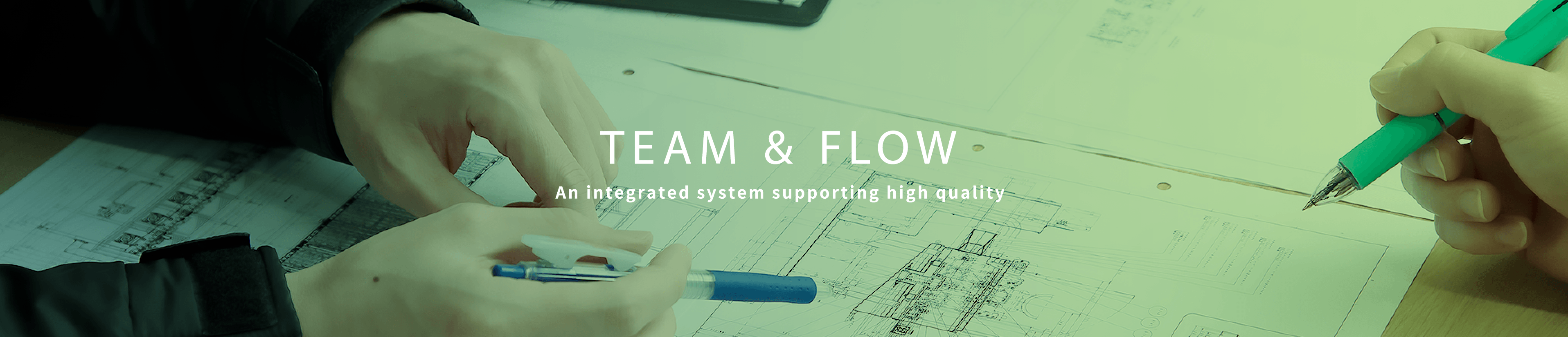 TEAM & FLOW An integrated system supporting high quality